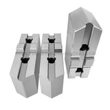 TG-8C-3.0-AP - AMERICAN STANDARD ALUMINUM POINTED SOFT JAWS FOR TONGUE & GROOVE 8" CHUCK 3" HT (3 PC SET)