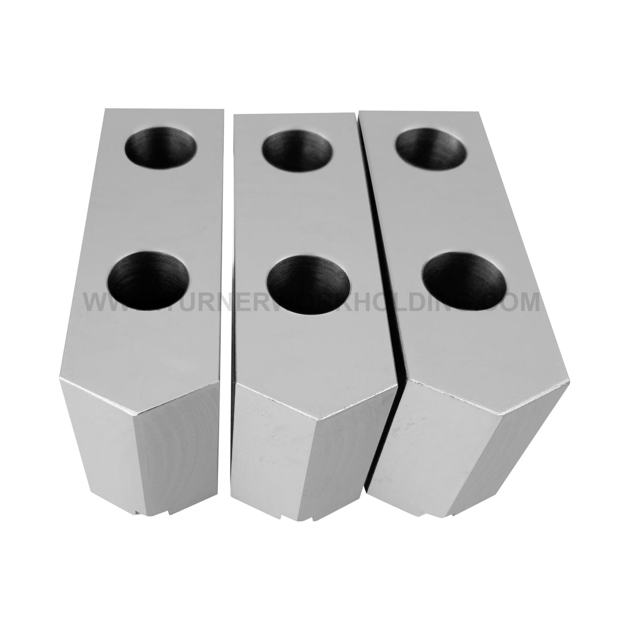 TG-12C-2.0-AP - AMERICAN STANDARD ALUMINUM SOFT JAWS FOR TONGUE & GROOVE 12" CHUCK 2.0" HT (3 PC)