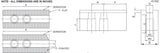 K-12C-3.8-AP - 12" Chuck Soft Jaws Set (3 Pcs), Aluminum, Pointed, 3.0" Height, 0.827" Groove/Slot Width - For 12" (B-212) Kitagawa/Samchully Power Lathe Chucks