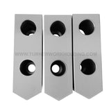 TG-10C-2.0-SP - AMERICAN STANDARD STEEL SOFT JAWS FOR TONGUE & GROOVE 10" CHUCK 2" HT (3 PC SET)