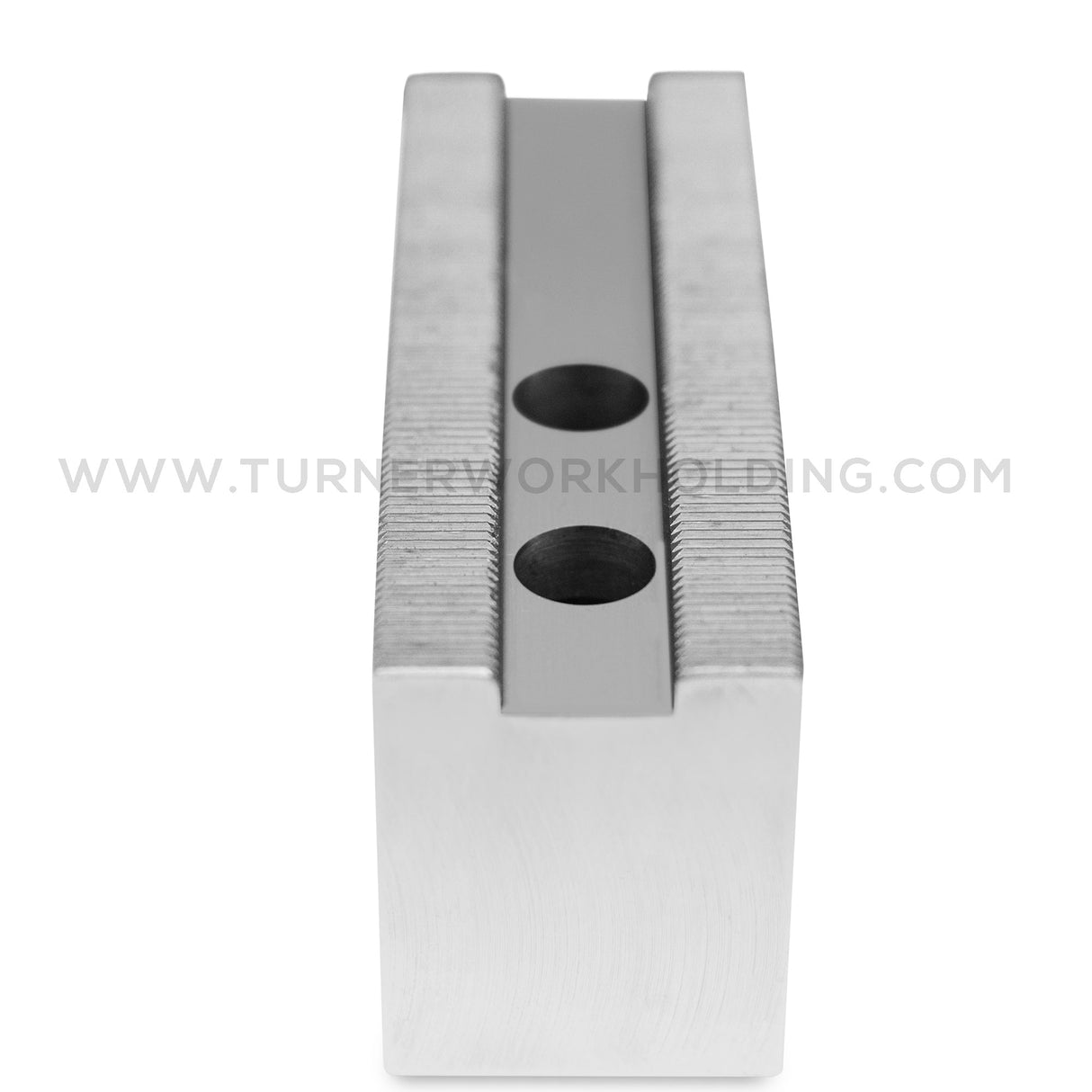 K-15C-6.0-SF - 15" Lathe Chuck Serrated Steel Soft Jaws Set (3 Pcs), Flat, 6.0" Height for Kitagawa (B-15), Samchully Power Chucks