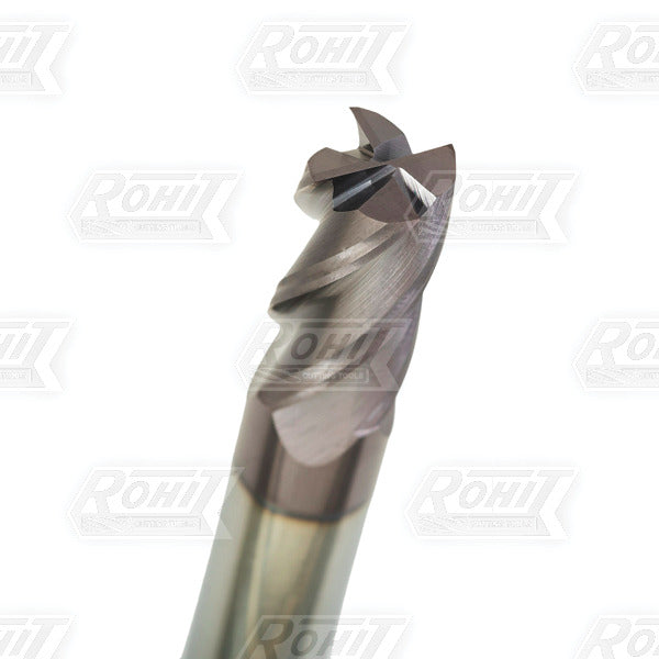 1/4" Diameter Carbide Square End Mill- 4 flutes, TiALN Coated,OAL-2.0", FL -1/2"