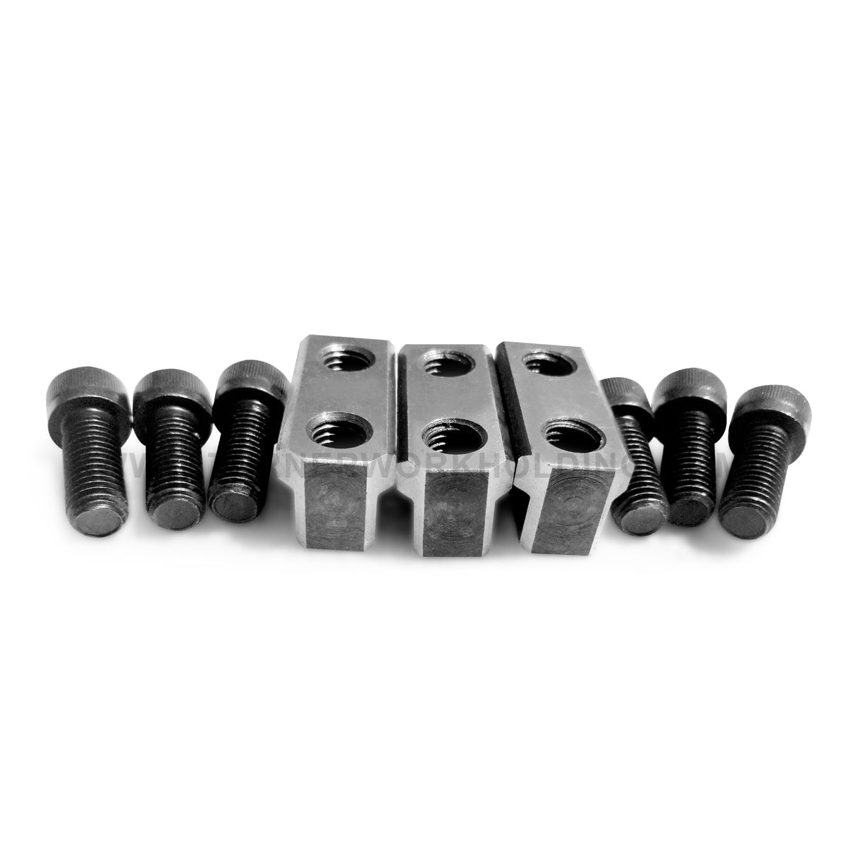 K-8C-TNB -TURNER 8" JAWS T NUT 3 PCS SET (with Six M12 Bolts) FOR B-208 KITAGAWA SAMCHULLY CNC LATHE CHUCKS