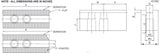 K-6C-3.0-AP - 6" Lathe Chuck Serrated Aluminum Soft Jaws Set (3 Pcs), Pointed, 3" Height, for Kitagawa (B-206), Samchully Power Chucks