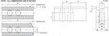K-10C-2.0-SP - 10" Lathe Chuck Serrated Steel Soft Jaws Set (3 Pcs), Pointed, 2" Height, for Kitagawa (B-210), Samchully Power Chucks